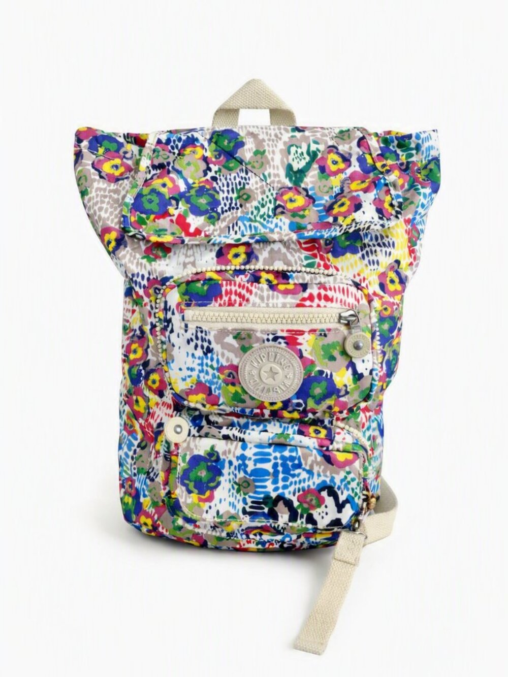 Kipling Ravier Lightweight Nylon Backpack • Travel‑Ready • Water‑Resistant